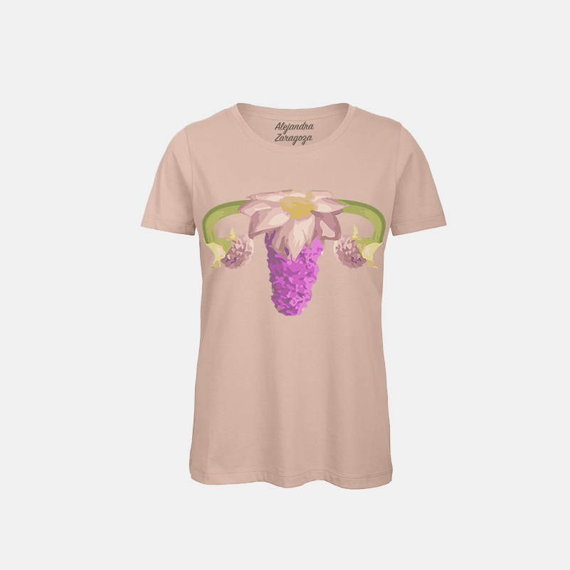 Camiseta Ovarios Flower