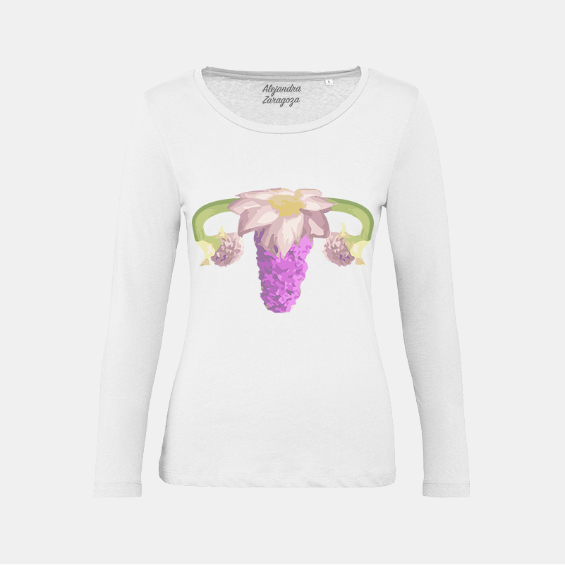 Camiseta Ovarios Flower